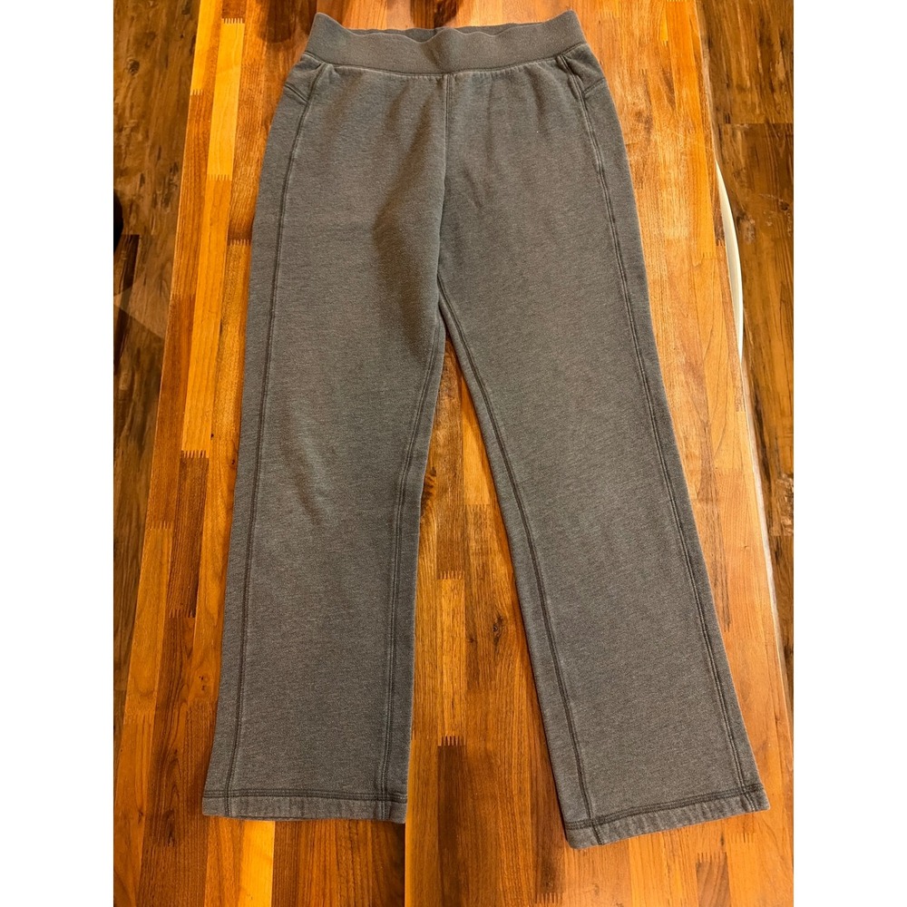 Tek Gear Ultrasoft Fleece Sweatpants Gray Straight Leg Lounge Pants Womens Med